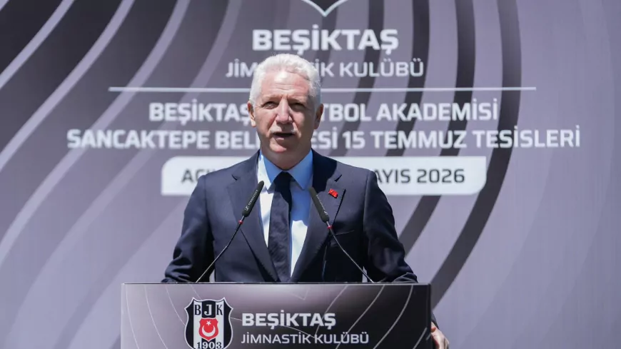 Gençlik ve Spor Bakanı Osman Aşkın Bak: “Beşiktaş Futbol Akademisi Türk Sporunun Geleceğine Katkı Sunacak”