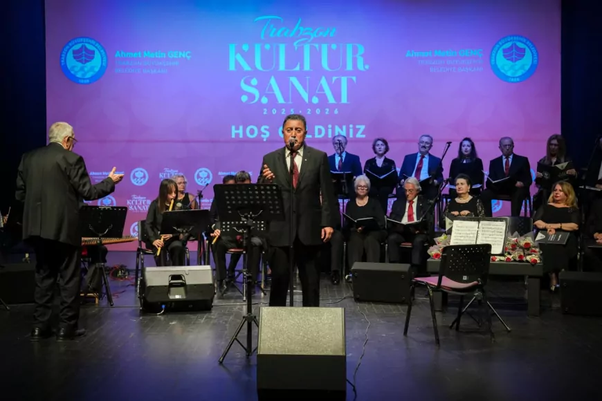 Trabzon Büyükşehir Belediyesi Türk Sanat Müziği Korosu’ndan Sanatseverlere Unutulmaz Türk Halk Müziği Konseri