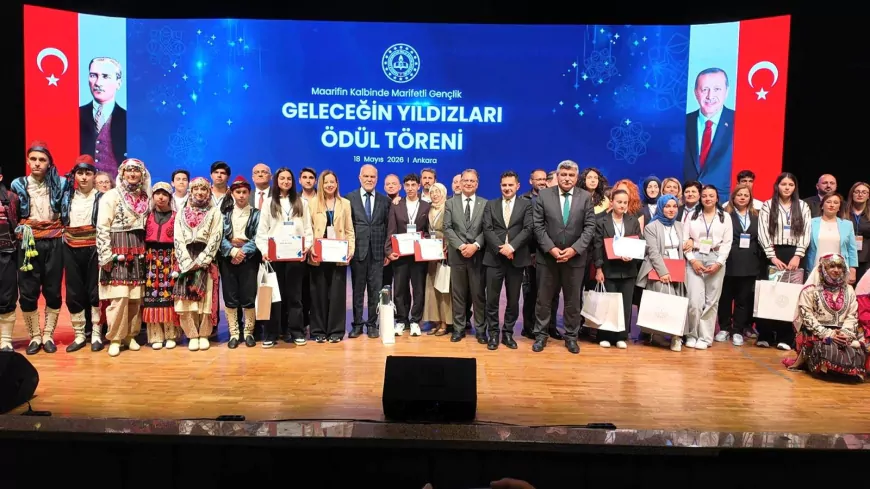 Milli Eğitim Bakanlığı’nın “Geleceğin Yıldızları” Yarışmalarında Dereceye Giren Öğrenciler Ankara’da Ödüllendirildi