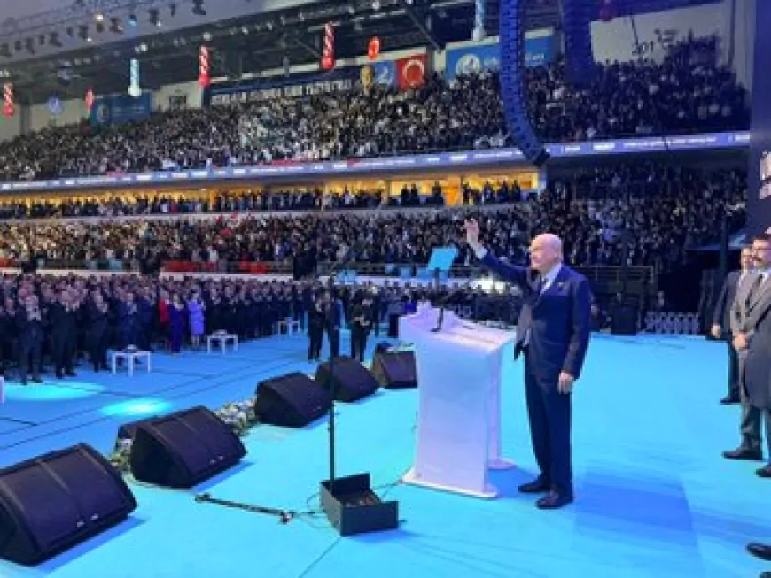 MHP Genel Başkanı Devlet Bahçeli Türk Gençliği Büyük Kurultayı’nda konuşuyor