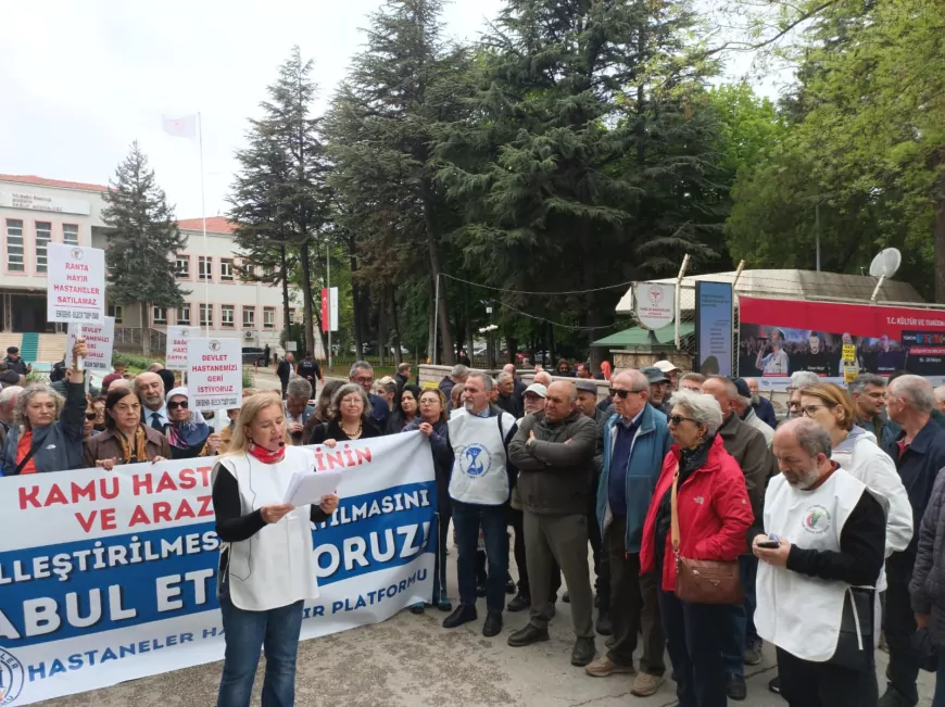 Eskişehir-Bilecik Tabip Odası Genel Sekreteri Nesrin Küçük: “Hastaneler Halkındır, Satılmalarına İzin Vermeyeceğiz”