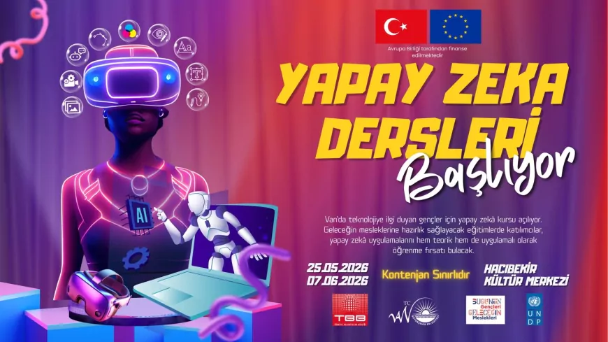 Van Büyükşehir Belediyesi DİGEM’de gençlere yönelik yapay zeka uzmanlığı eğitim programı başlatıyor