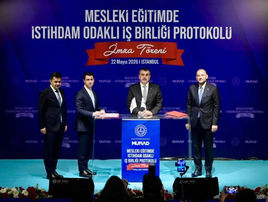 Millî Eğitim Bakanı Yusuf Tekin: “Mesleki ve teknik eğitimi geliştirecek adımları atmaya devam ediyoruz”