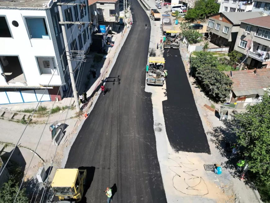 Kocaeli Büyükşehir Belediyesi Çayırova Uğur Mumcu Caddesi’ni modern görünümüyle yeniden düzenliyor