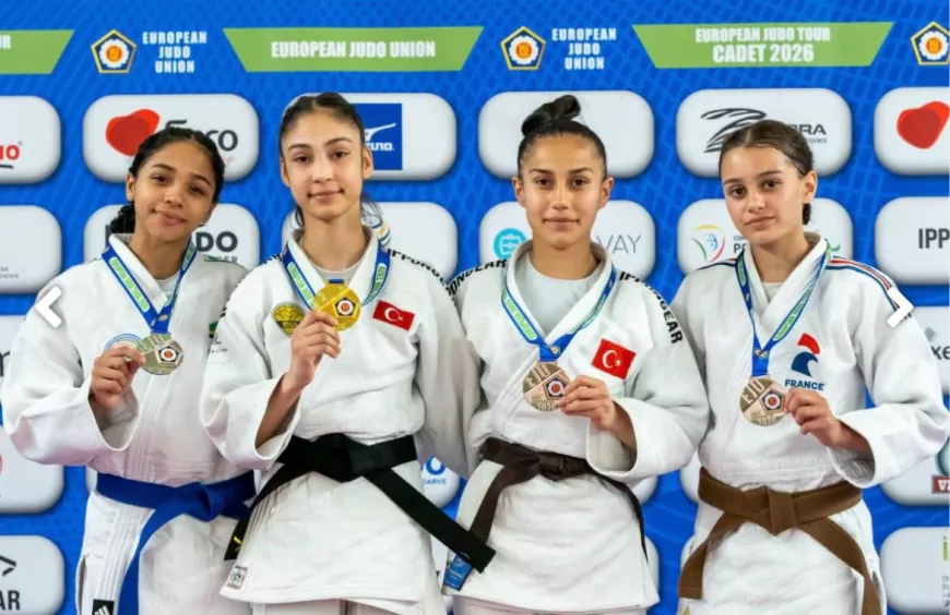 Konya Büyükşehir Belediyesporlu Havva Sena Tokmak, Portekiz’de Avrupa Kupası Şampiyonu Oldu