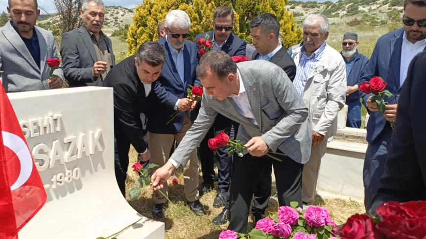 MHP Eskişehir İl Başkanı Ayhan Sezer, Gün Sazak ve Ülkücü Şehitleri Mihalıççık’ta Düzenlenen Programla Andı