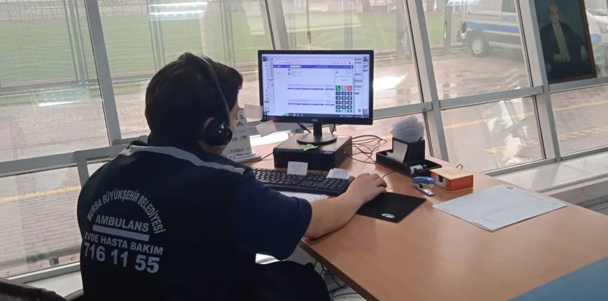 Bursa Büyükşehir Belediyesi Kurban Bayramı’nda Evde Bakım ve Ambulans Hizmetlerini Kesintisiz Sürdürüyor