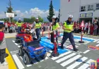 Trafik Jandarması Öğrencilere Uygulamalı Eğitimlerle Trafik Bilinci Kazandırdı