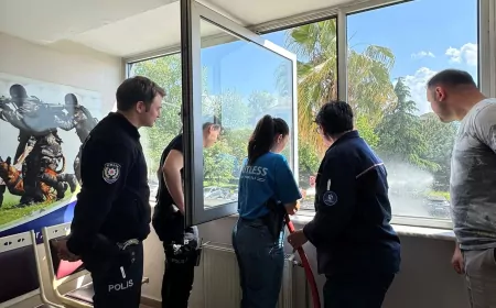 Kocaeli İtfaiyesi Emniyet Personeline Yangın ve Afet Müdahale Eğitimi Verdi