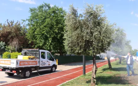 Şanlıurfa Büyükşehir Belediyesi Sivrisinek ve Haşerelere Karşı 40 Araç ve 85 Personelle Sahada