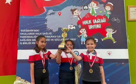 Eskişehir’de Halk Sağlığı Tayfaları Bilgi Yarışması Tamamlandı, Şehit Onur İlkhan İlkokulu Birinci Oldu