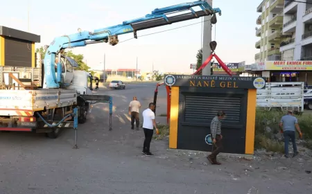 Diyarbakır Büyükşehir Belediyesi 43 Noktada Halk Ekmek Büfelerinin Kurulumuna Başladı