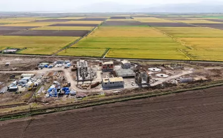 Hatay Büyükşehir Belediyesinin Kumlu Atık Su Arıtma Tesisi Projesinde Yüzde 50 Fiziki Gerçekleşme Sağlandı
