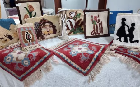 Şanlıurfa’da Hayat Boyu Öğrenme Haftası Sergisinde Kadın Kursiyerlerin El Emeği Eserleri Beğeniye Sunuldu