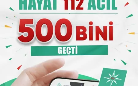 İçişleri Bakanlığı'nın HAYAT 112 Acil Uygulamasında Kullanıcı Sayısı 522 Bin 150'ye Ulaştı