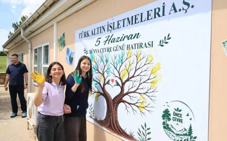 Türk Altın Dünya Çevre Günü’nde Sürdürülebilir Madencilik ve Çevre Bilinci İçin Eskişehir’de Etkinlikler Düzenledi