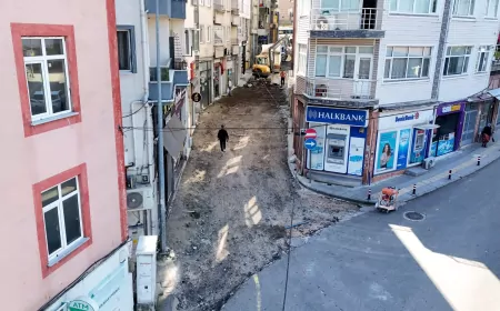 Giresun Belediyesi Yeşiltepe Caddesi’nde Kapsamlı Yenileme Çalışmalarını Başlattı