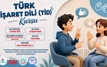 Nevşehir Belediyesi KAPEM’de Türk İşaret Dili ve Şiş Örücülüğü Kursları İçin Kayıtlar Başladı