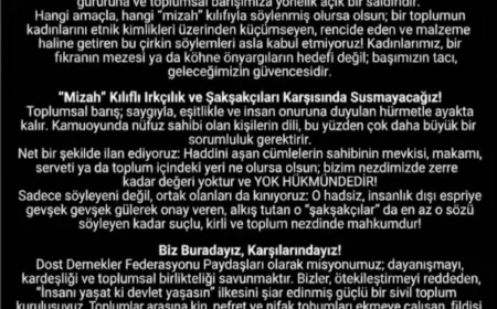 Dost Dernekler Federasyonu Genel Başkanı Ayhan Arslan’dan Rahmi Koç’un Sözlerine Sert Tepki: “Kadınların Onurunu Hedef Alan Söylemler Kabul Edilemez”