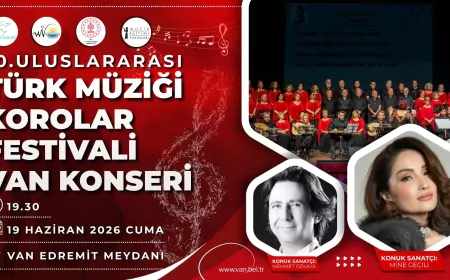 Van’da 10. Uluslararası Türk Müziği Korolar Festivali Konseri Sanatseverlerle Buluşacak