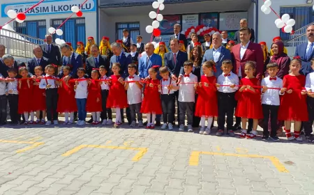 24 Kasım İlkokulu Eskişehir’de Törenle Hizmete Açıldı Eğitim Yatırımlarının Önemi Vurgulandı