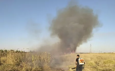 Mardin’de Bir Haftada 236 Yangına Müdahale Edildi, Anız Yangınlarına Karşı Uyarı Yapıldı