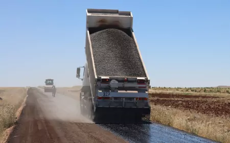 Şanlıurfa Büyükşehir Belediyesi Hilvan ve Haliliye’yi Bağlayan 7,7 Kilometrelik Grup Yolunu Yeniledi