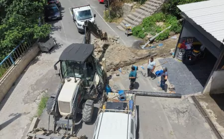 BELEN’DE HANARDI SU KAYNAĞININ FAZLA DEBİSİ ŞEBEKEYE AKTARILARAK 4 MAHALLENİN SU KAPASİTESİ ARTIRILIYOR