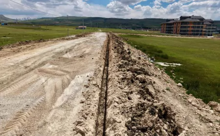 VASKİ Elmalık Mahallesi Köyiçi Mevkiinde 450 Metrelik Yeni Kanalizasyon Hattını Tamamladı