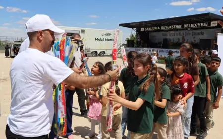 Şanlıurfa Büyükşehir Belediyesi Hayal Atölyesi Çocuk Şenliği ile öğrencileri sanat ve etkinliklerle buluşturdu