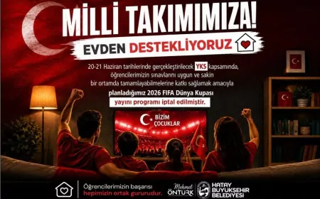 Antakya’da Türkiye–Paraguay Maçı İçin Planlanan Dev Ekran Etkinliği YKS Nedeniyle İptal Edildi