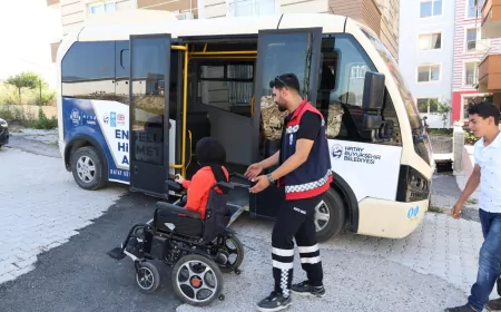 Hatay Büyükşehir Belediyesi YKS’ye Giren Engelli Öğrenciler İçin Ulaşım Desteği Sağladı