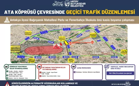Hatay'da 54 Yıllık Ata Köprüsü 1 Temmuz'da Yıkılıyor Ulaşım Alternatif Güzergâhlardan Sağlanacak