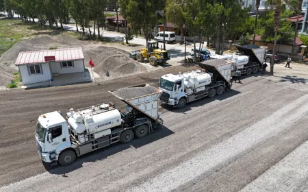 Hatay Büyükşehir Belediyesi Arsuz'da Çetillik Çevre Yolu 2. Etap Bağlantı Yolunu Tamamlayarak Trafiğe Açtı