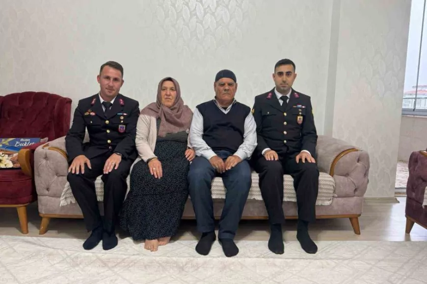 Gaziantep İl Jandarma Komutanlığı Kurban Bayramında Şehit Aileleri ve Gazileri Ziyaret Etti