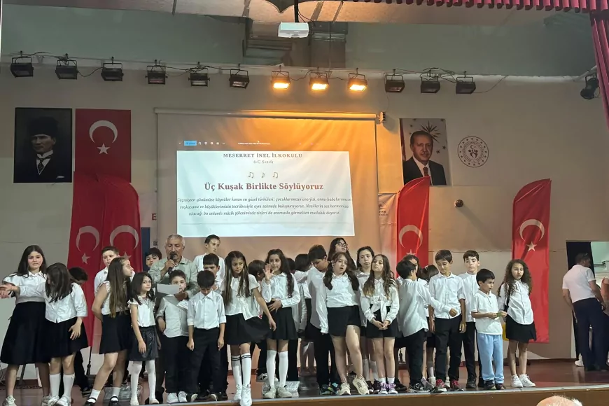 Meserret İnel İlkokulu’nda “3 Nesil Birlikte Söylüyoruz” Türkü Gecesi Kuşakları Aynı Ezgide Buluşturdu