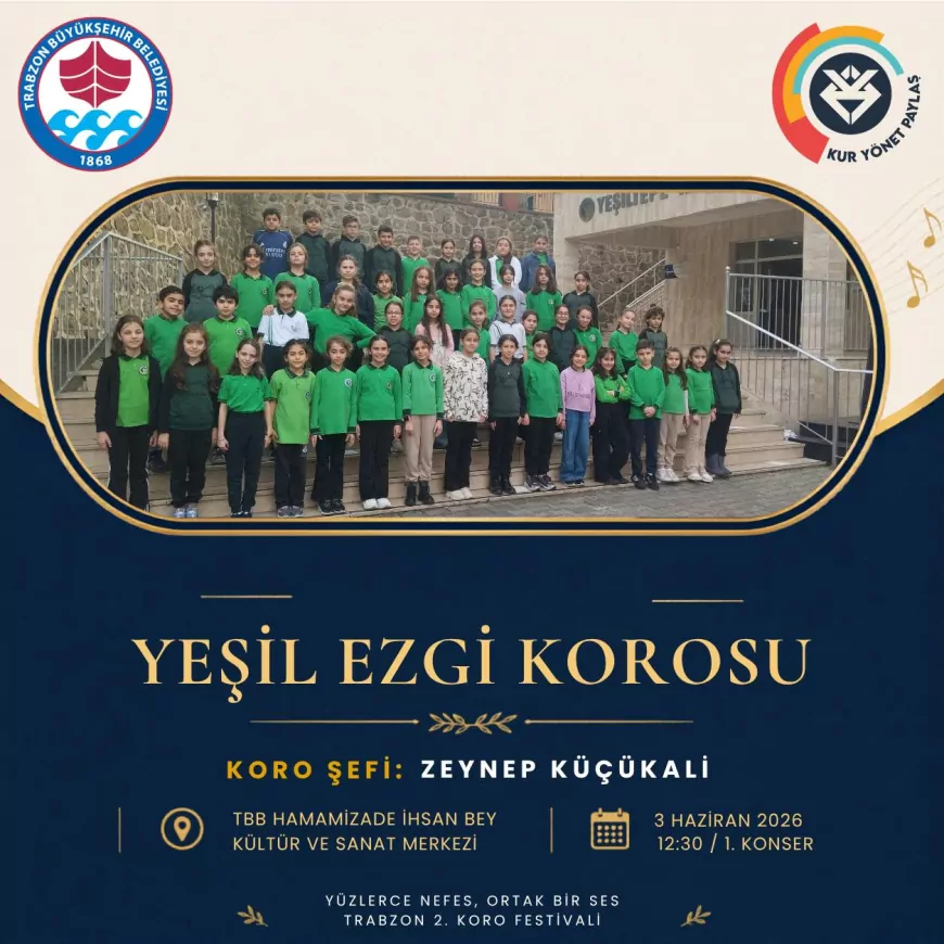 Trabzon 2. Koro Festivali Türkiye’nin Dört Bir Yanından 35 Koroyu Bir Araya Getirecek