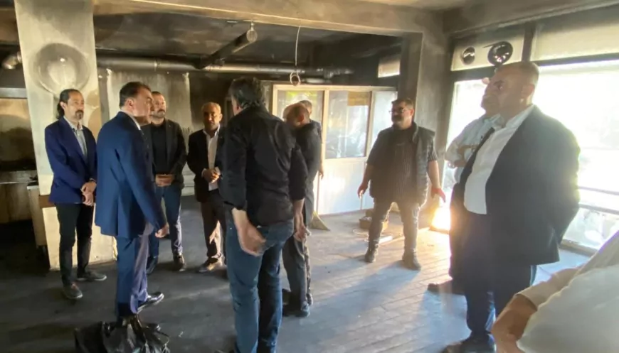 MHP Eskişehir İl Başkanı Ayhan Sezer Yangın Sonrası Ağaçhisarlılar Derneği’ni Ziyaret Etti ve Destek Sözü Verdi