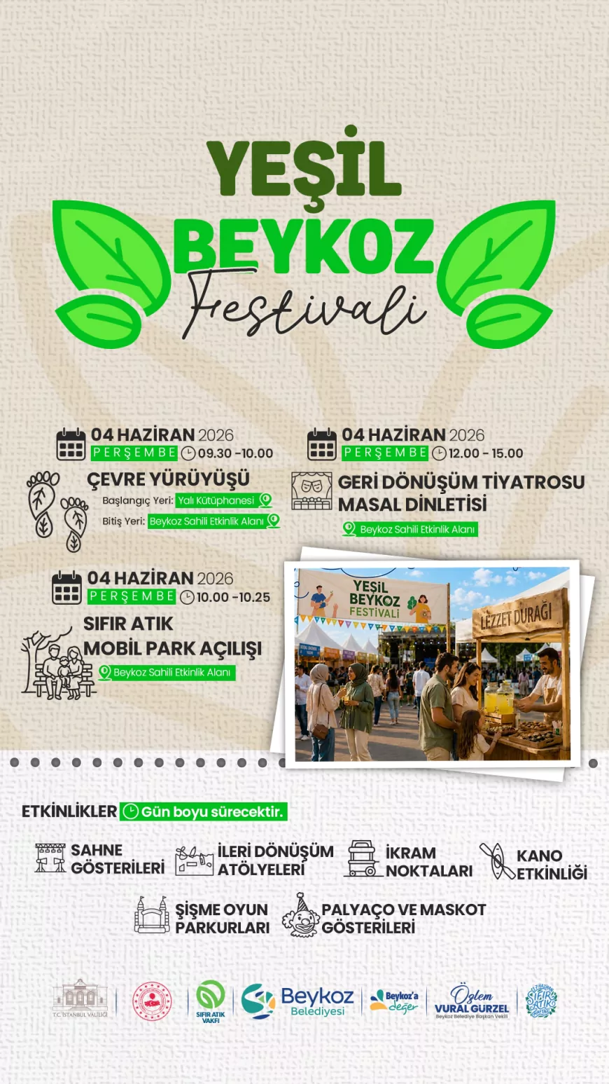 Beykoz Belediye Başkan Vekili Özlem Vural Gürzel: “Yeşil Beykoz Festivali ile çevre bilincini güçlendirmeyi hedefliyoruz”