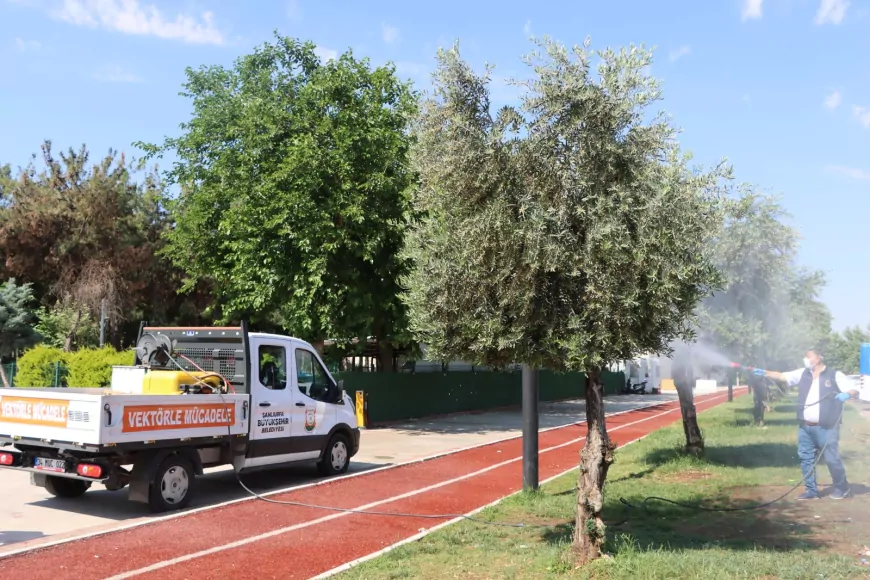 Şanlıurfa Büyükşehir Belediyesi Sivrisinek ve Haşerelere Karşı 40 Araç ve 85 Personelle Sahada