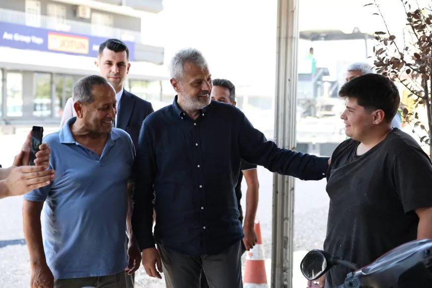 Hatay Büyükşehir Belediye Başkanı Mehmet Öntürk Arsuz’daki 20 Metrelik Yol Çalışmasını Yerinde İnceledi
