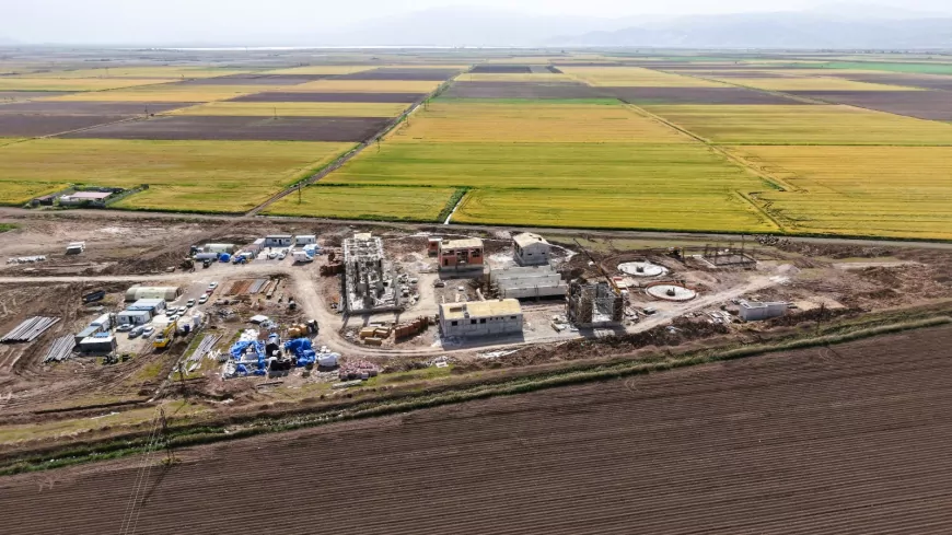 Hatay Büyükşehir Belediyesinin Kumlu Atık Su Arıtma Tesisi Projesinde Yüzde 50 Fiziki Gerçekleşme Sağlandı