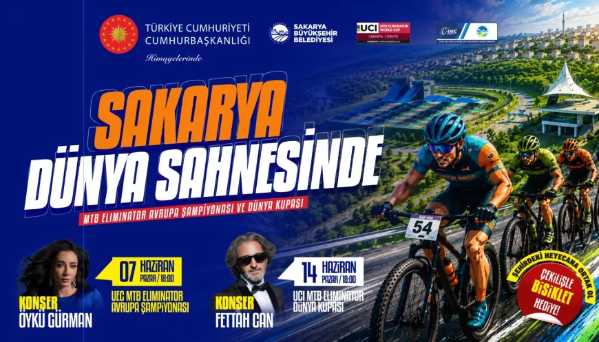 Sakarya Ayçiçeği Bisiklet Vadisi’nde Avrupa Şampiyonası Heyecanı Öykü Gürman Konseriyle Taçlanacak