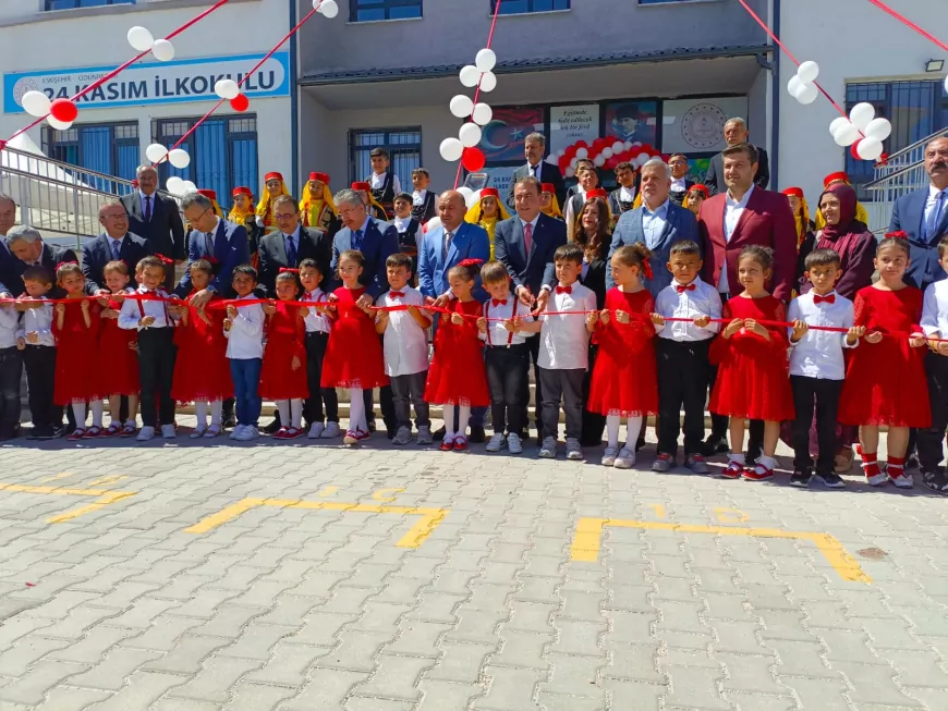 24 Kasım İlkokulu Eskişehir’de Törenle Hizmete Açıldı Eğitim Yatırımlarının Önemi Vurgulandı
