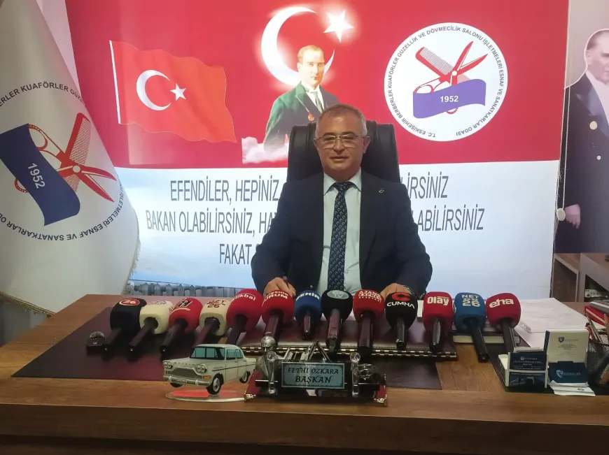 Eskişehir Berberler ve Kuaförler Odası Başkanı Fethi Özkara: “2022-2025 dönemine ait kayıtlarda ciddi soru işaretleri tespit edildi”