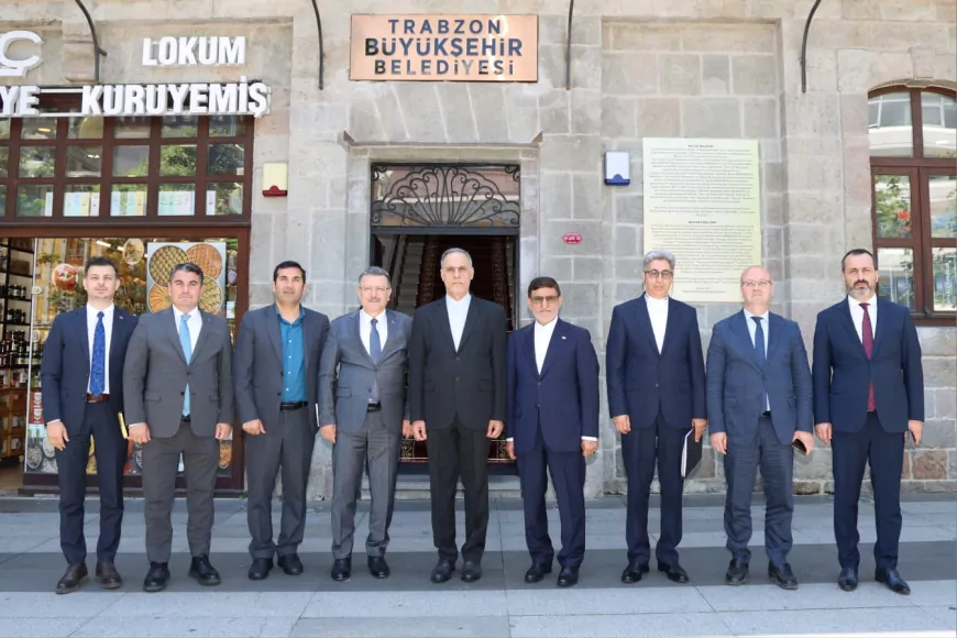 Trabzon Büyükşehir Belediye Başkanı Ahmet Metin Genç ve Büyükelçi Zadeh ticaret ve turizmde yeni adımlar için ortak irade ortaya koydu