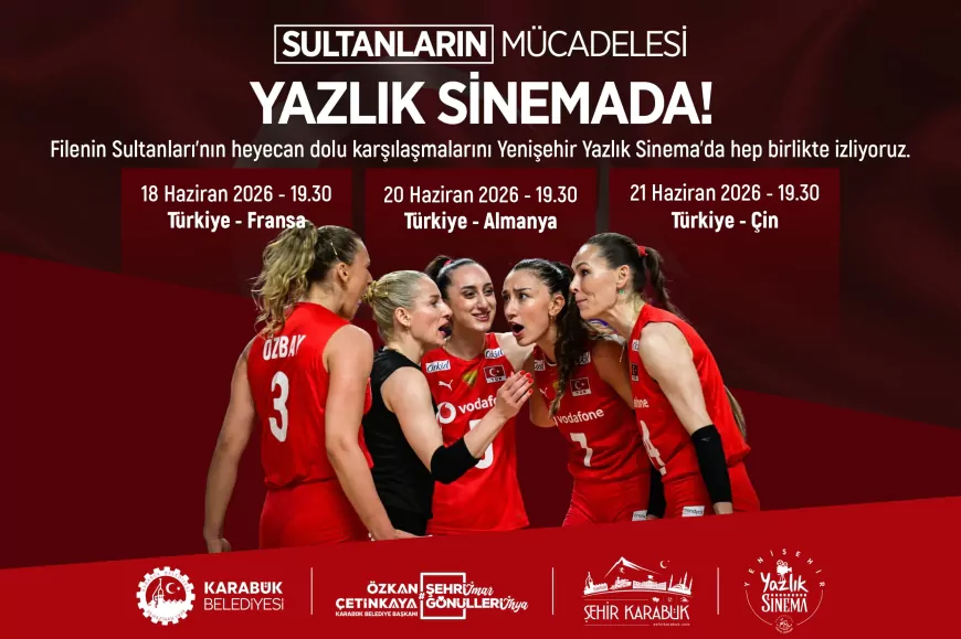 Karabük Belediye Başkanı Özkan Çetinkaya: “Filenin Sultanlarımızı desteklemek için tüm vatandaşlarımızı yazlık sinemaya bekliyoruz”