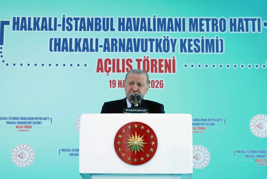 Cumhurbaşkanı Recep Tayyip Erdoğan: “İstanbul’u kaderine terk etmemekte kararlıyız” Halkalı–Arnavutköy Metro Hattı hizmete açıldı
