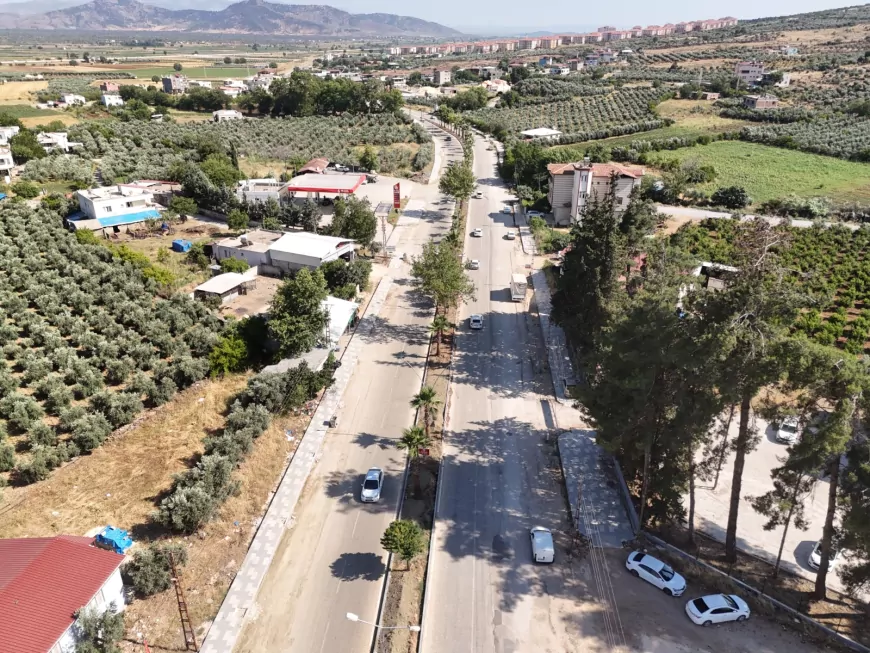Hatay Büyükşehir Belediyesi Hassa’da Prestij Caddeler Projesi ile Dervişpaşa Bulvarı ve Bintaş Caddesi’ni modern görünüme kavuşturuyor