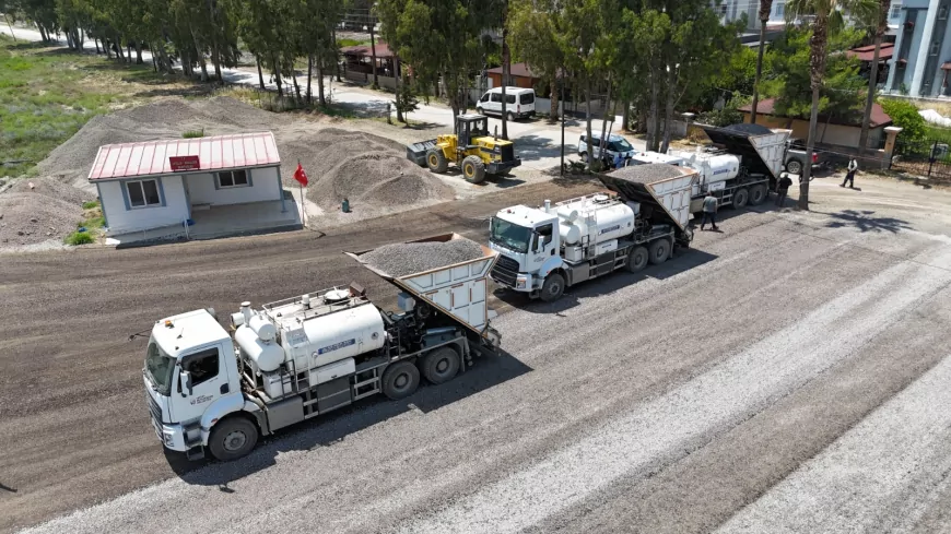 Hatay Büyükşehir Belediyesi Arsuz'da Çetillik Çevre Yolu 2. Etap Bağlantı Yolunu Tamamlayarak Trafiğe Açtı
